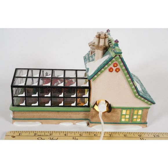 Department 56 Mrs. Claus' Greenhouse #56395 North Pole Lighted Building w/ Box - Picture 4 of 12